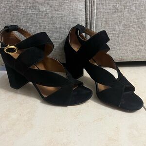 Chloe Black Strappy Sandals